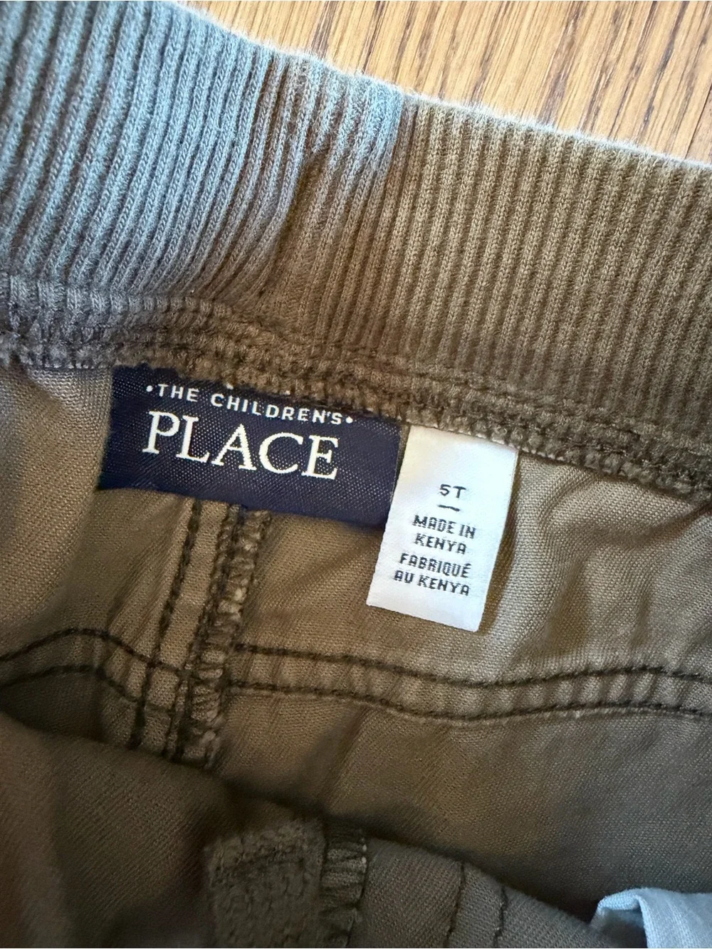 The Children's Place Short-Sleeve Tee, long slv Turkey Tee & 2 pair cargo pants